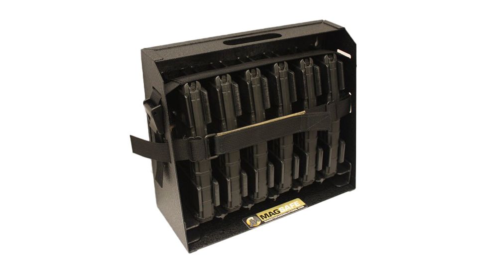 Mag Storage Solutions AR-15 Mag Safe-6, Black, MSSMSAF6C