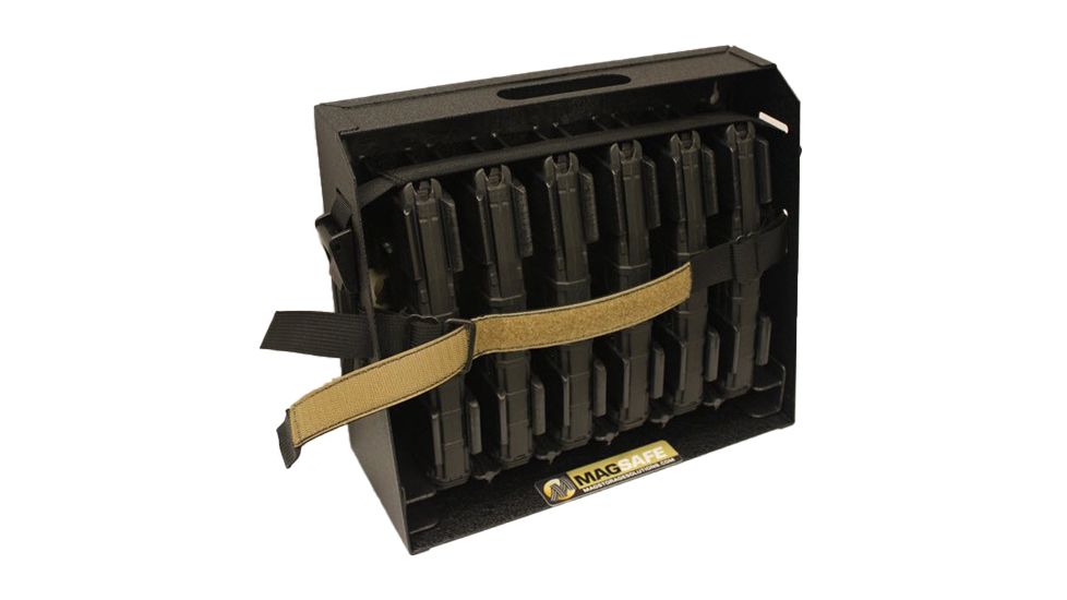 Mag Storage Solutions AR-15 Mag Safe-6, Black, MSSMSAF6C