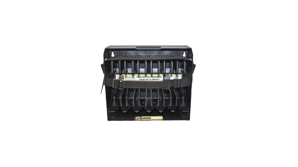 Mag Storage Solutions AR-15 Mag Safe-6, Black, MSSMSAF6C