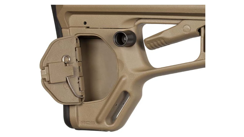 Magpul Industries ACS-L Rifle Stock, Lightweight, Fits AR-15/M-16, Mil-Spec, Flat Dark Earth MAG378FDE