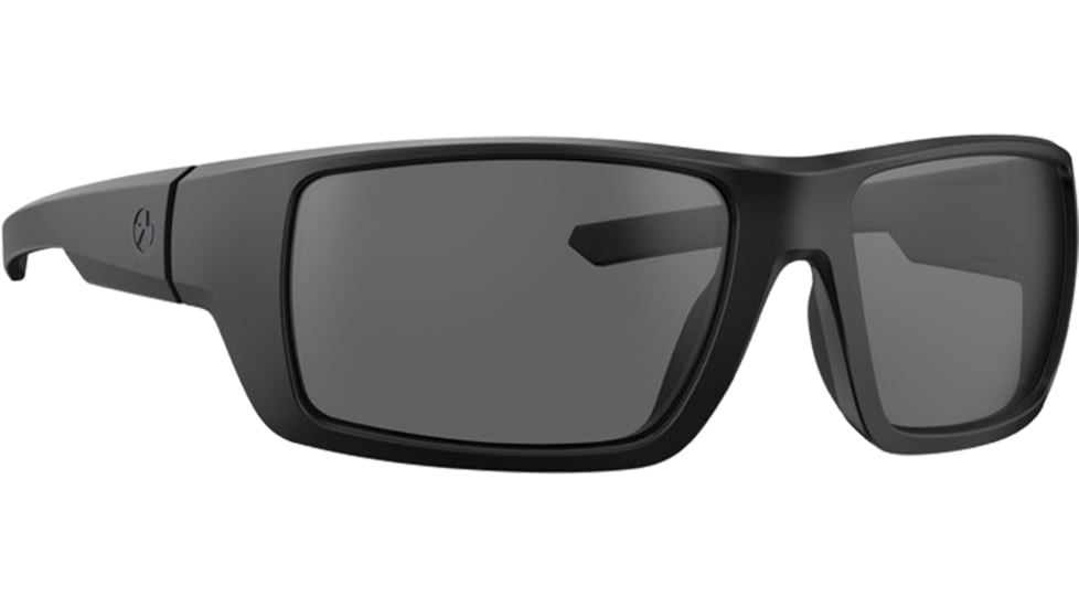 Magpul Industries Apex Eyewear Shooting Glasses, Black Frame, Gray Lens, MAG1130-0-001-1100