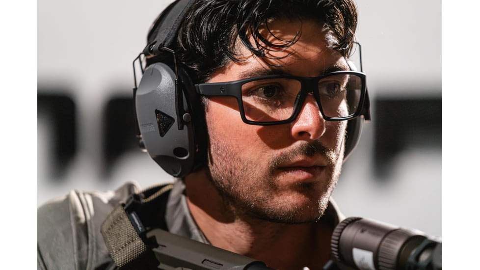 Magpul Industries Explorer Eyewear, Black Frame, Clear Lens, MAG1147-0-001-1000