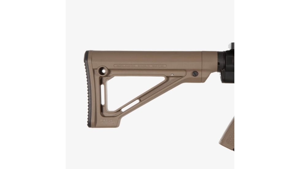 Magpul Industries MOE Fixed Carbine Mil-Spec Stock, AR-10/AR-15/SR-25, 8.8 in, Flat Dark Earth, MAG480-FDE
