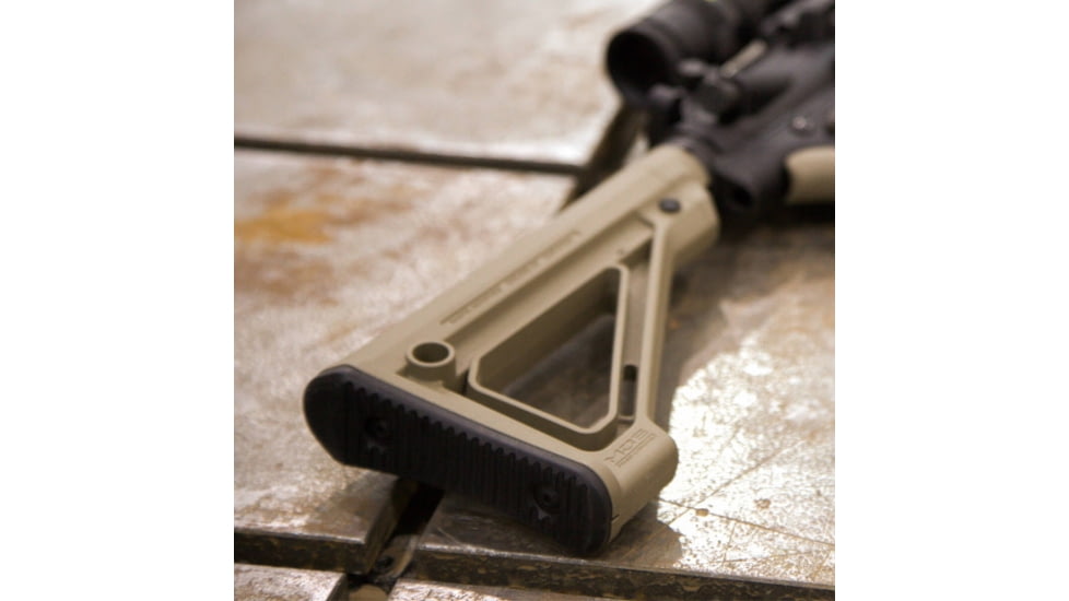 Magpul Industries MOE Fixed Carbine Mil-Spec Stock, AR-10/AR-15/SR-25, 8.8 in, Flat Dark Earth, MAG480-FDE