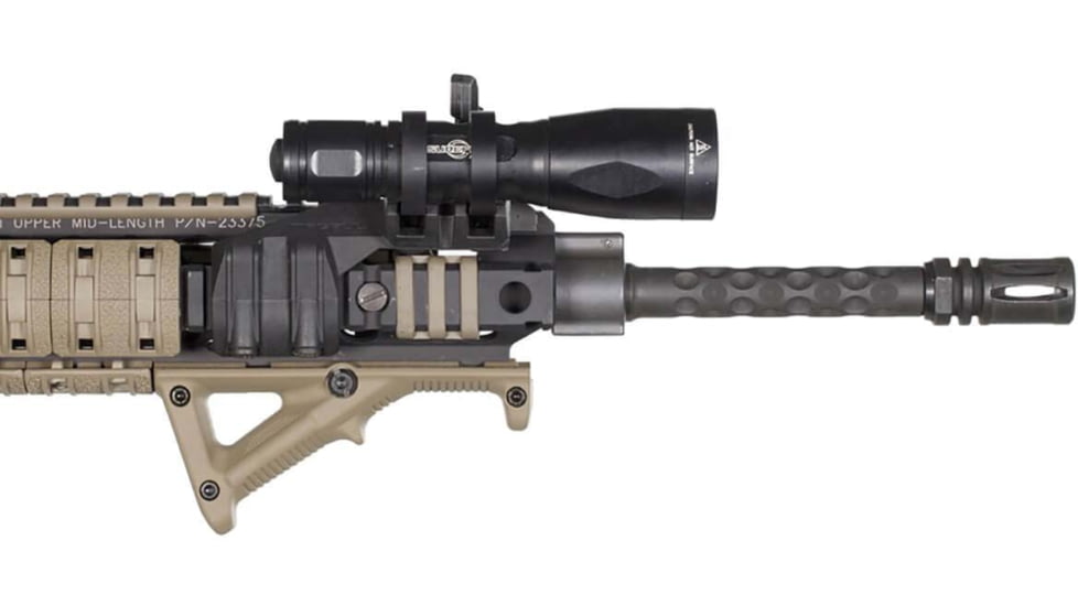Magpul Industries Rail Light Mount, Right Hand Version, Black, MAG498-RT-BLK