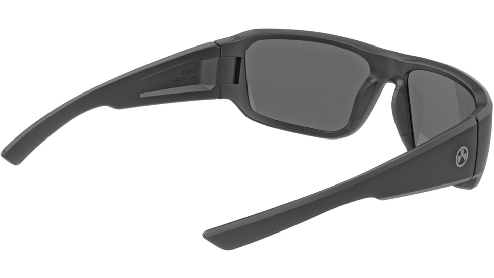 Magpul Industries Rift Shooting Glasses, Black Frame, Gray Lens, MAG1126-0-001-1100