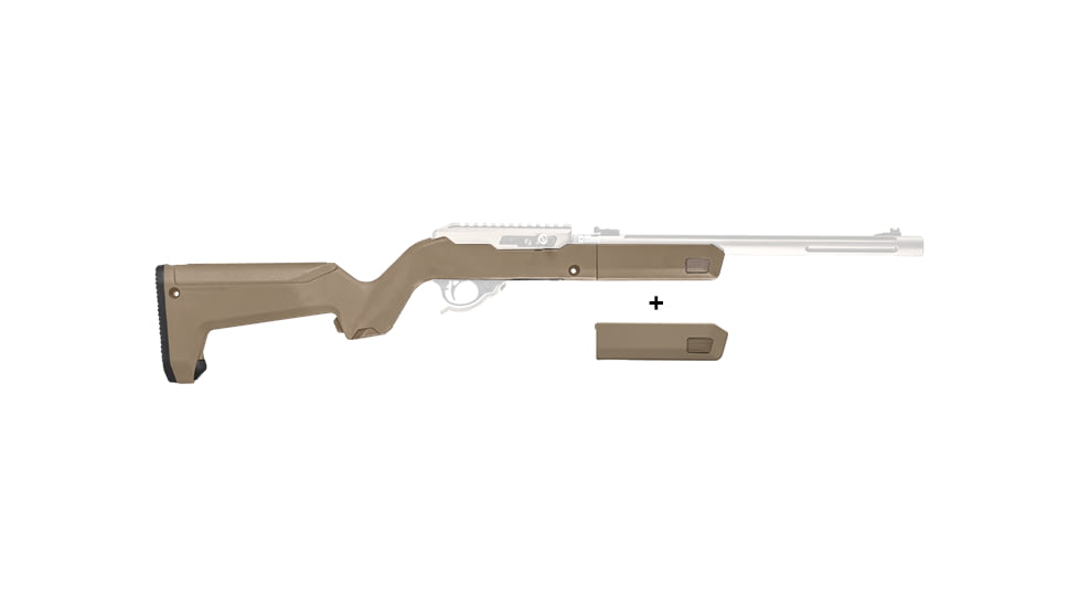 Magpul Industries X-22 Backpacker Stock - Ruger 10/22 Takedown w/ Extra Forend