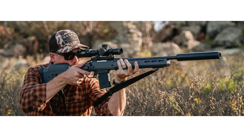 Magpul MAG1207-BLK Hunter American Stock Black Adjustable Synthetic Stock With A