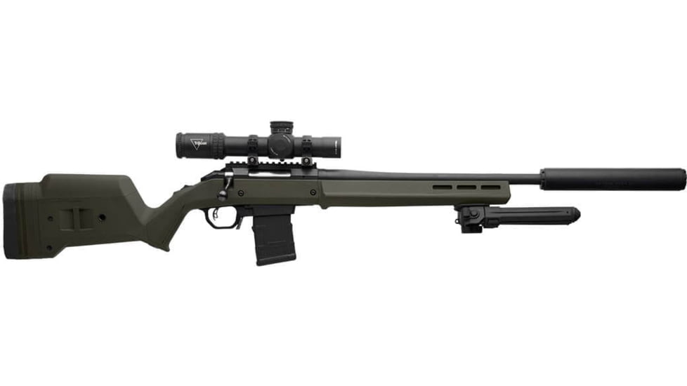 Magpul MAG1207-ODG Hunter American Stock OD Green Adjustable Synthetic Stock Wit
