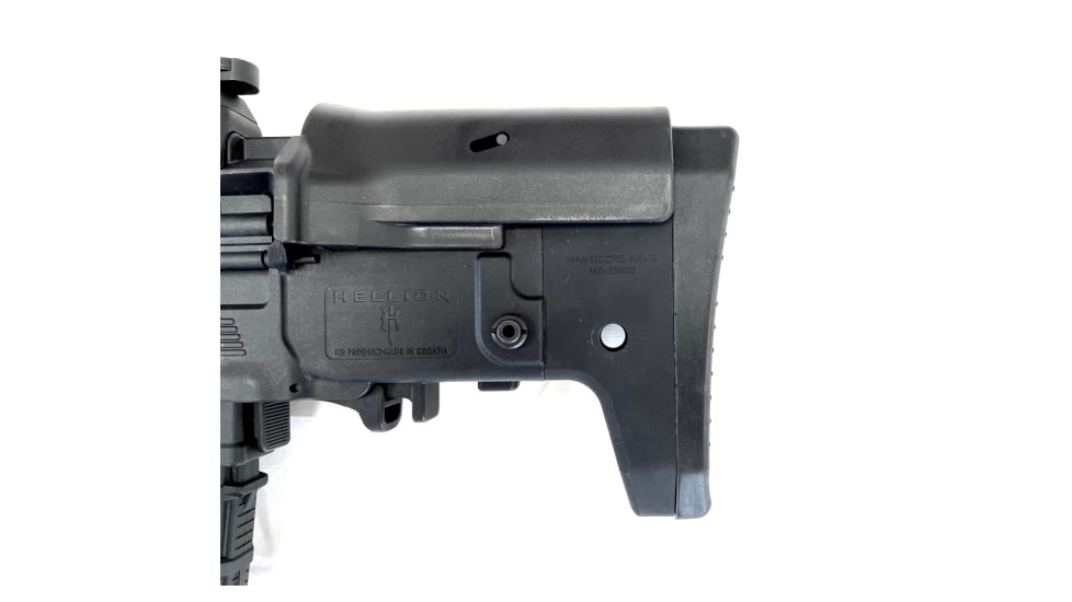 Manticore Arms Hellion Curved Buttpad, Black, MA-35600