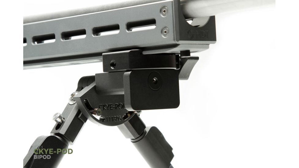 MDT CKYE POD Picatinny Bipod - PRS Short, Black, Picatinny, 104310