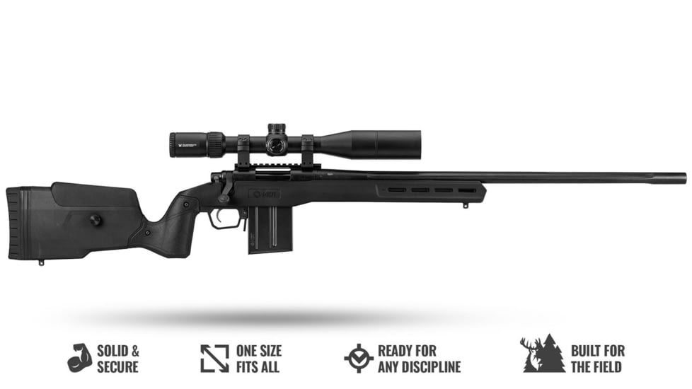 Mdt Sporting Goods Inc 109545BLK Field Stock Black Fits Ruger American LA 32.22&quot; OAL