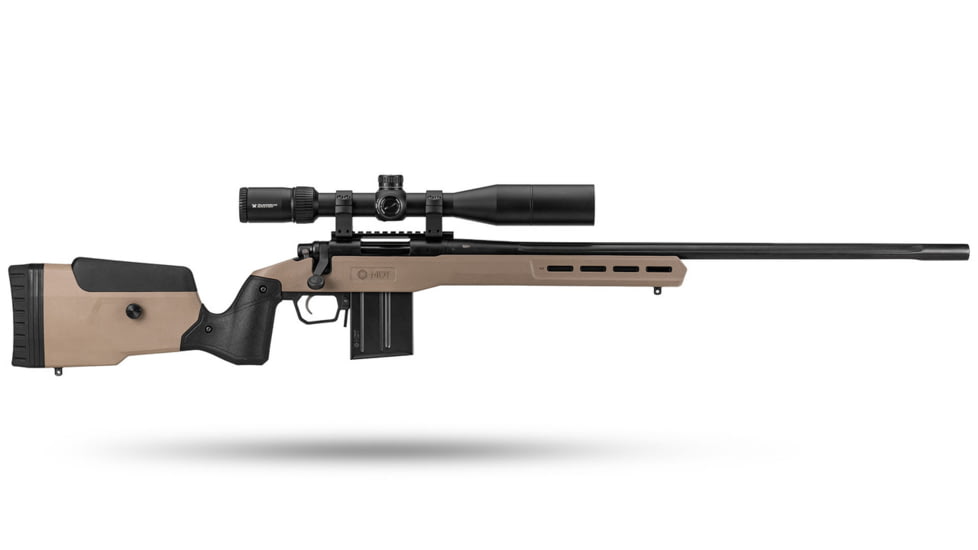MDT Sporting Goods Inc, Ruger American LA 32.22in, Field Stock, FDE, 109545FDE