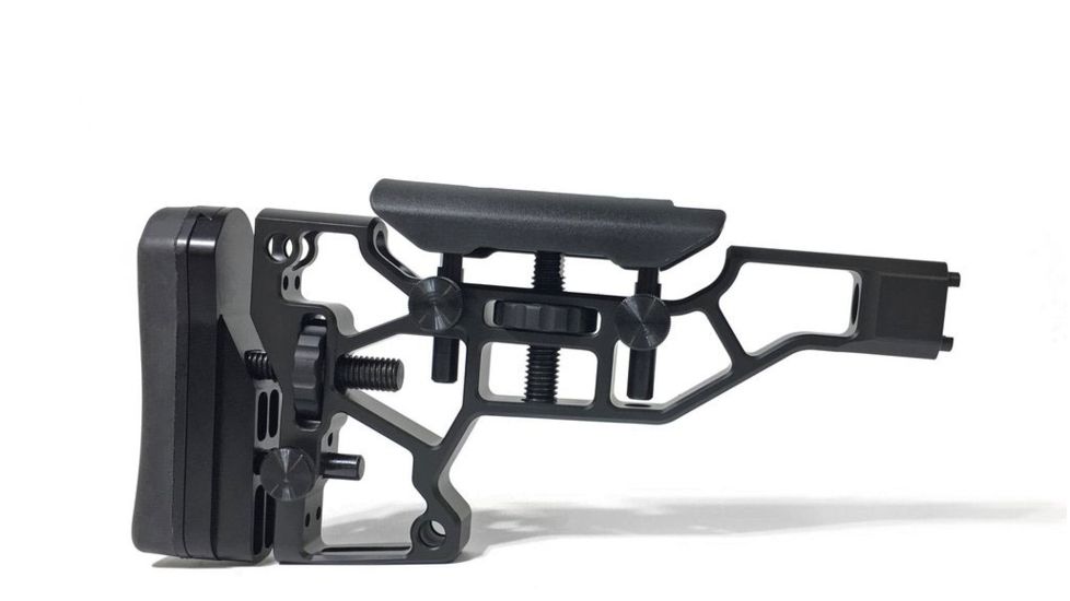 MDT Fixed Skeleton Rifle Stock for ESS Chassis, Black 102611-BLK