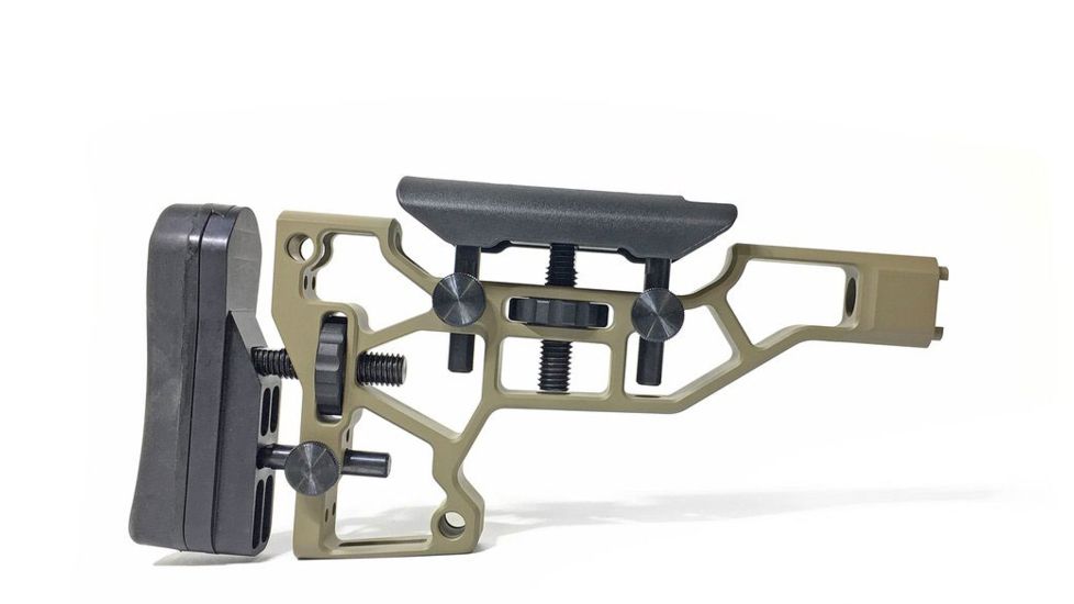 MDT Fixed Skeleton Rifle Stock for ESS Chassis, FDE 102611-FDE