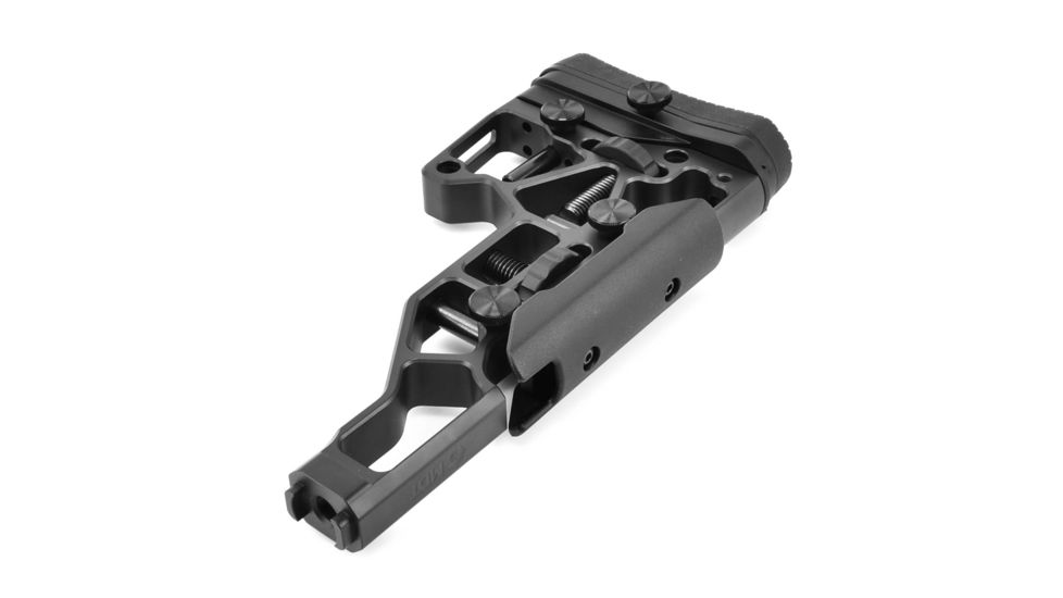 MDT Fixed Skeleton Rifle Stock for ESS Chassis, Black, 102611-BLK