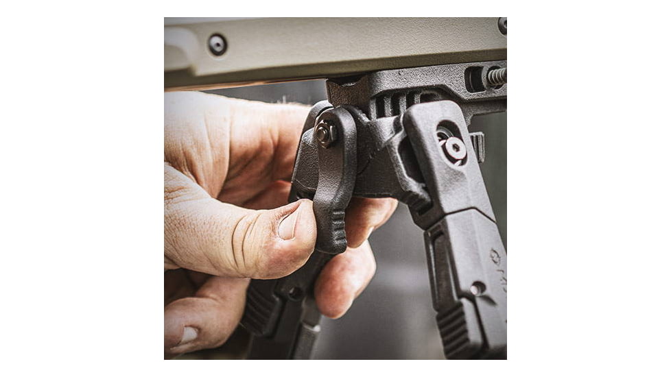 MDT Oryx Bipod w/Sling Swivel Stud Attachment, Black, 106773-BLK
