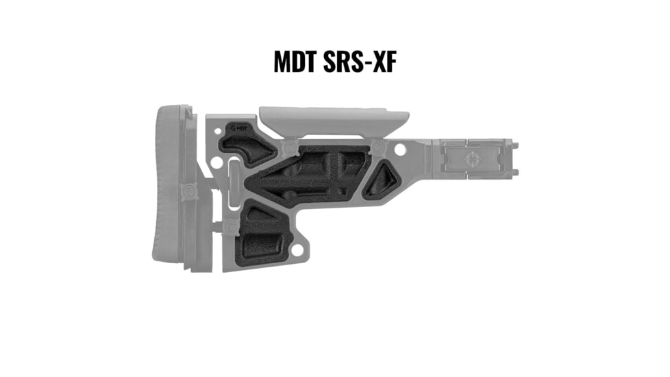 MDT Rubber Buttstock Dampeners, SRS-XF, Black, 106920-BLK