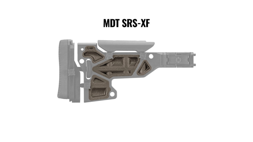 MDT Rubber Buttstock Dampeners, SRS-XF, Flat Dark Earth, 106920-FDE