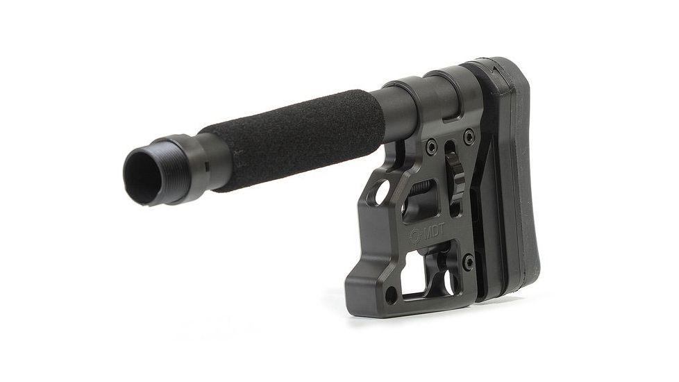 MDT Skeleton Carbine Stock, Foam Cheek Guard, 10.75 inch, Black 102853-BLK