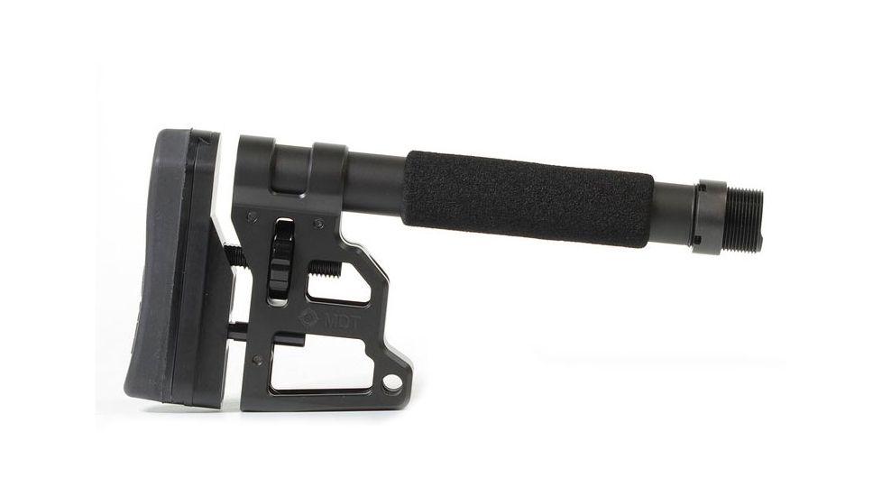 MDT Skeleton Carbine Stock, Foam Cheek Guard, 10.75 inch, Black 102853-BLK