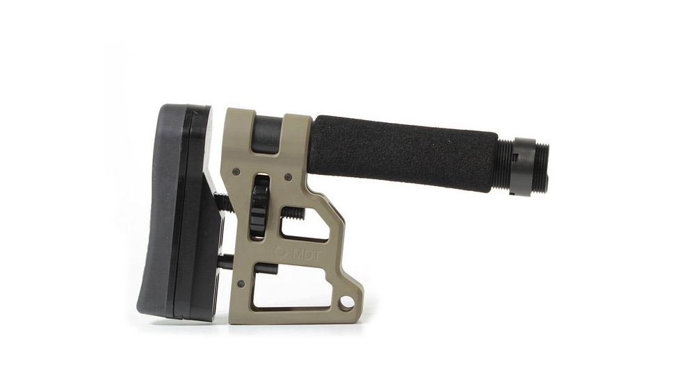 MDT Skeleton Carbine Stock, Foam Cheek Guard, 10.75 inch, FDE 102853-FDE