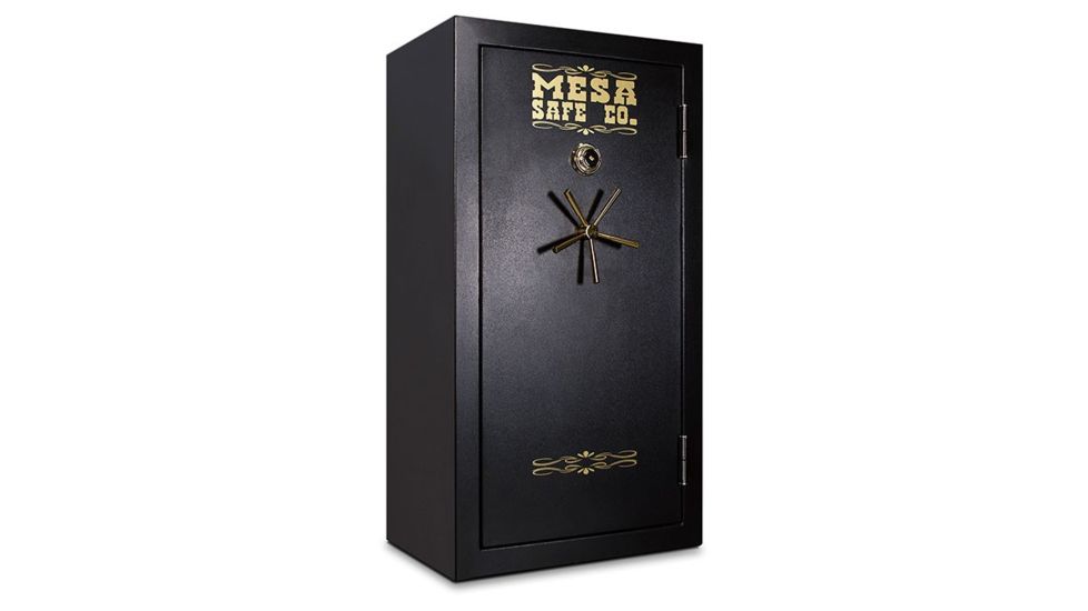Mesa Safes Gun Safe,30 Gun Capacity,14.4 cu ft,55.375x28.5x15.25in,Combination Lock,Textured Black MBF6032C