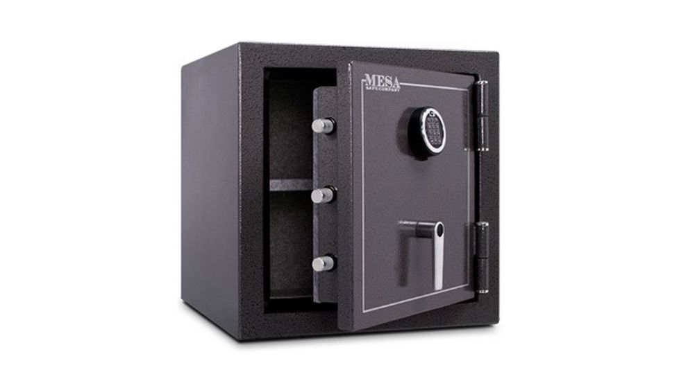 Mesa Safes Burglary and Fire Safe,3.3 cu ft,19x19x16in,Combination Lock,Hammered Grey MBF2020C