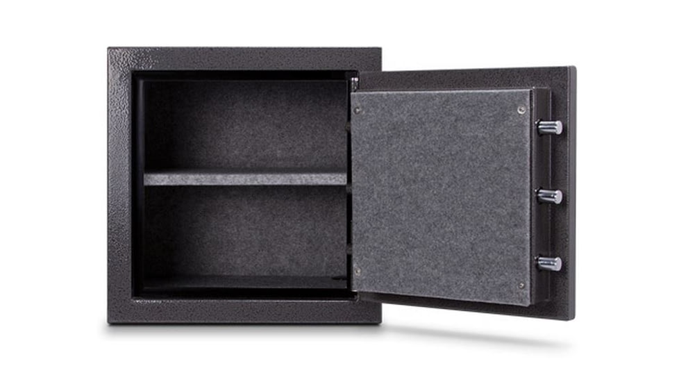Mesa Safes Burglary and Fire Safe,3.3 cu ft,19x19x16in,Combination Lock,Hammered Grey MBF2020C