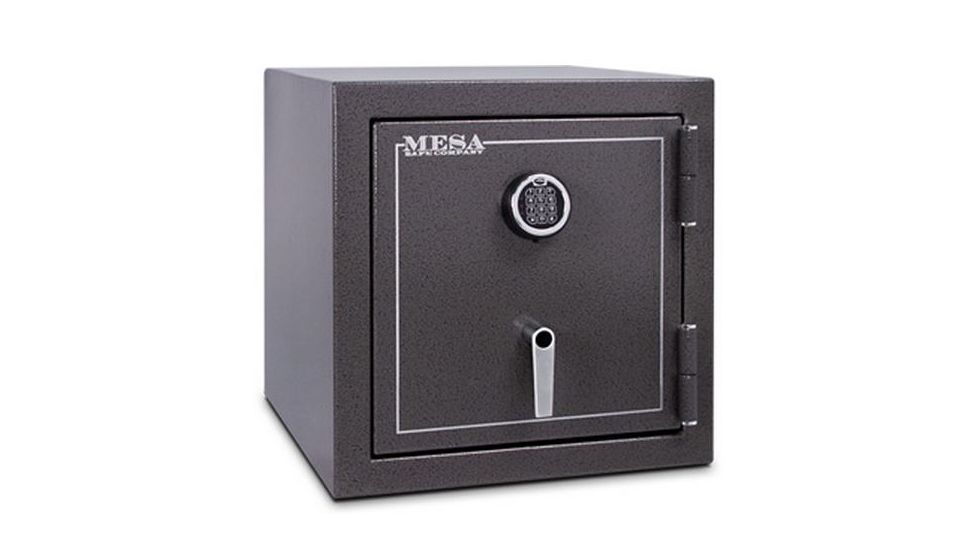 Mesa Safes Burglary and Fire Safe,3.3 cu ft,19x19x16in,Combination Lock,Hammered Grey MBF2020C