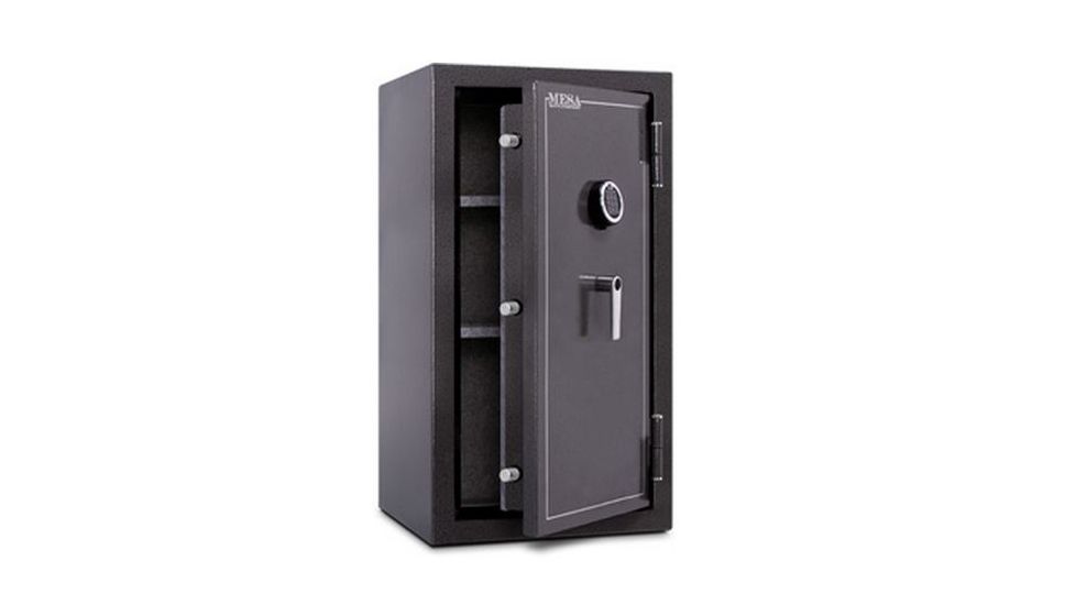 Mesa Safes Burglary and Fire Safe,6.4 cu ft,36.5x19x16in,Combination Lock,Hammered Grey MBF3820C