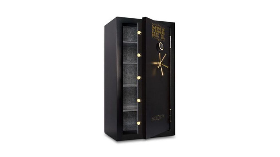 Mesa Safes Burglary and Fire Safe,14.4 cu ft,55.375x28.5x15.25in,Combination Lock,Textured Black MBF6032C-P