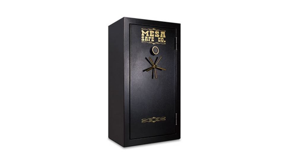 Mesa Safes Burglary and Fire Safe,14.4 cu ft,55.375x28.5x15.25in,Combination Lock,Textured Black MBF6032C-P