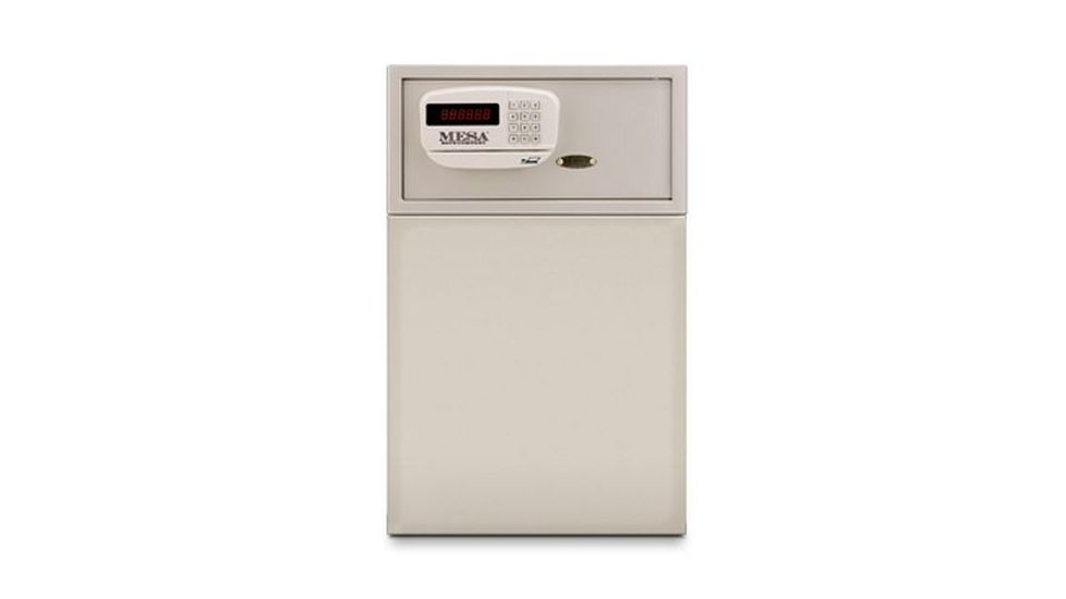 Mesa Safes Hotel Safe Pedestal,18x18x15in,Cream MP916-WHT