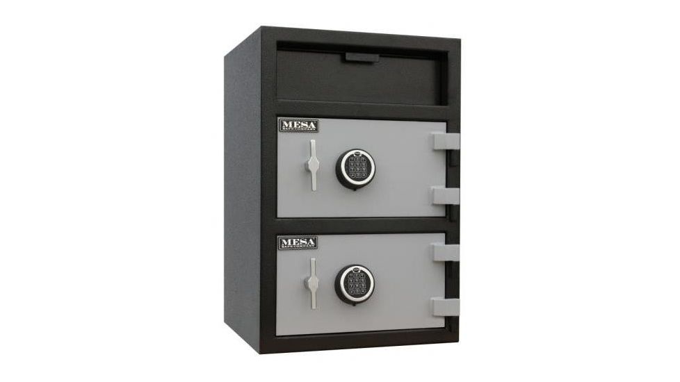 Mesa Safes MFL3020 Double Door Depository Safe Closed