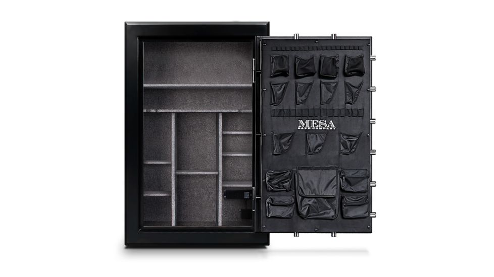 Mesa Safes UL Certified RSC Burglary Rated Gun Safe with 60 Minute Fire Rating, Black, 59x39x24in, MGH39E