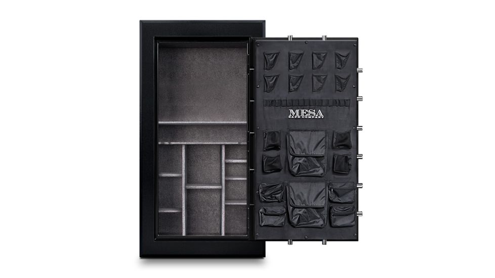 Mesa Safes UL Certified RSC Burglary Rated Gun Safe with 60 Minute Fire Rating, Black, 72x42x27.5in, MGH45E