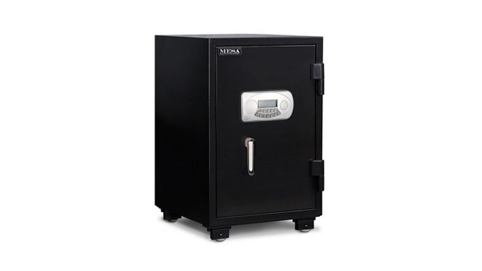 Mesa Safes UL Classified Fire Safe,2.1 cu ft,17.125x14.125x12.875in,Electronic Lock,Black MF75E