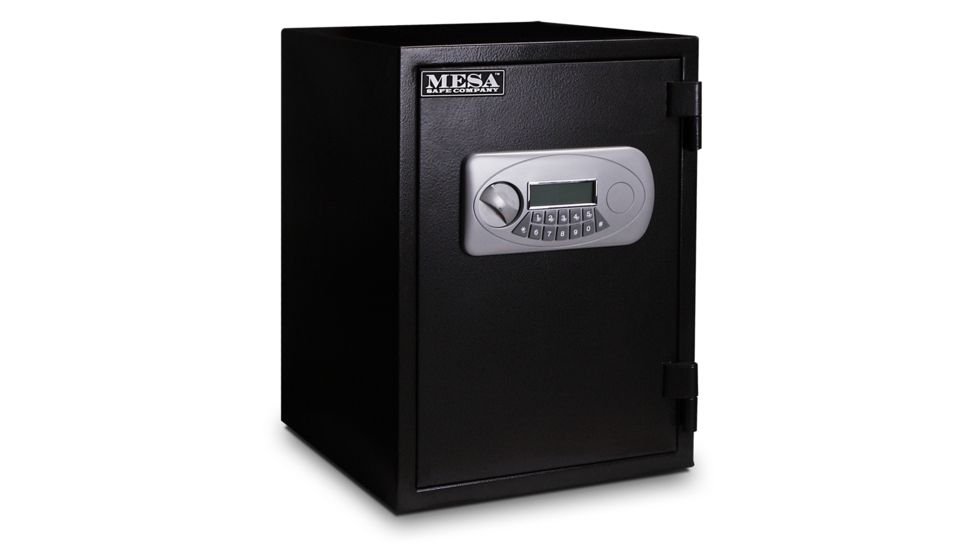 Mesa Safes UL Classified Fire Safe,0.7 cu ft,12.125x8.625x9.5in,Electronic Lock,Black MUL50E-BLK