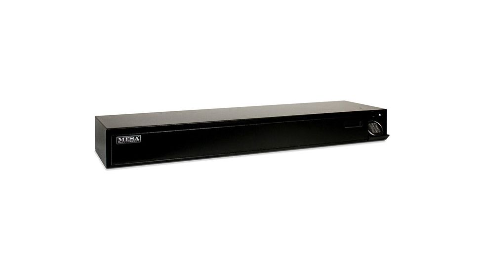 Mesa Safes Under Bed Gun Safe, Black, Exterior Dimensions 6in x 52in x 14.625in, MUBG652E