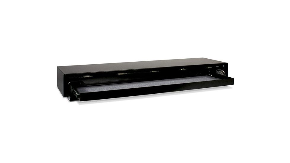 Mesa Safes Under Bed Gun Safe, Black, Exterior Dimensions 6in x 52in x 14.625in, MUBG652E