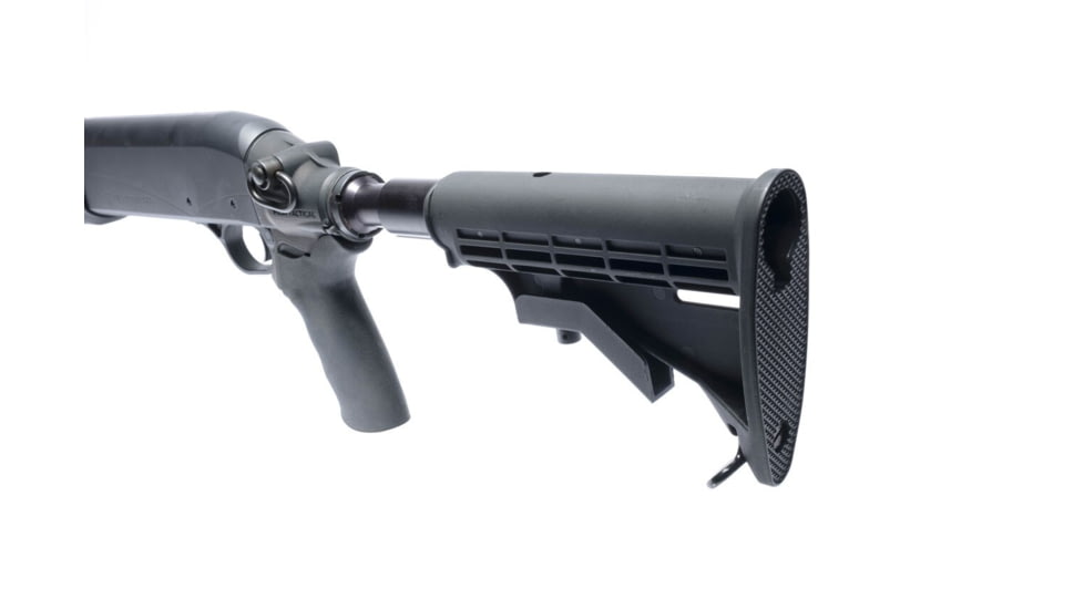 Mesa Tactical LEO Gen II Telescoping Hydraulic Recoil Stock Kit for Rem V3/Tac-13, 12 Gauge, Black, 95860