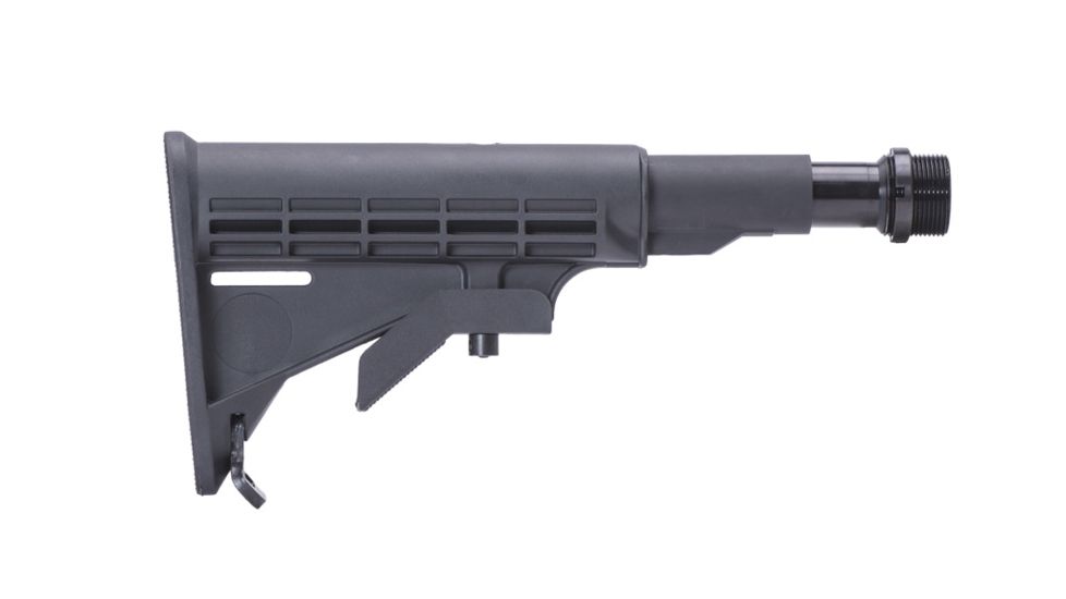 Mesa Tactical M4 Carbine Telescoping Hydraulic Recoil Stock, Mil-spec, Black, 92180