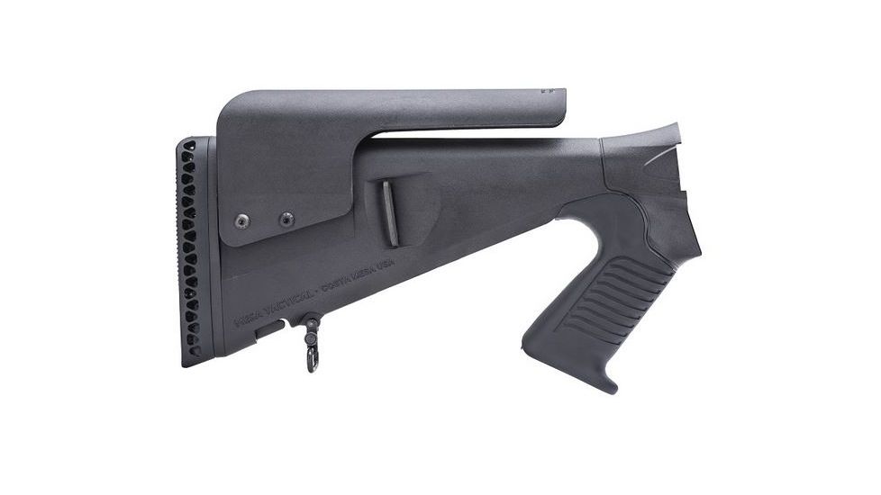 Mesa Tactical Urbino Pistol Grip Stock and Mohawk Forend for Remington Versa Max, Riser, Standard Butt, 12-GA, Black, 12.5in, 93120