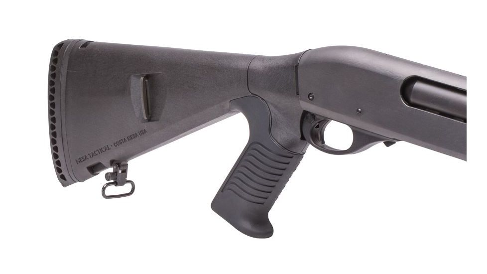 Mesa Tactical Urbino Pistol Grip Stock for Remington 870/1100/11-87, Standard Butt, 12-GA, Black, 12.5in, 90070