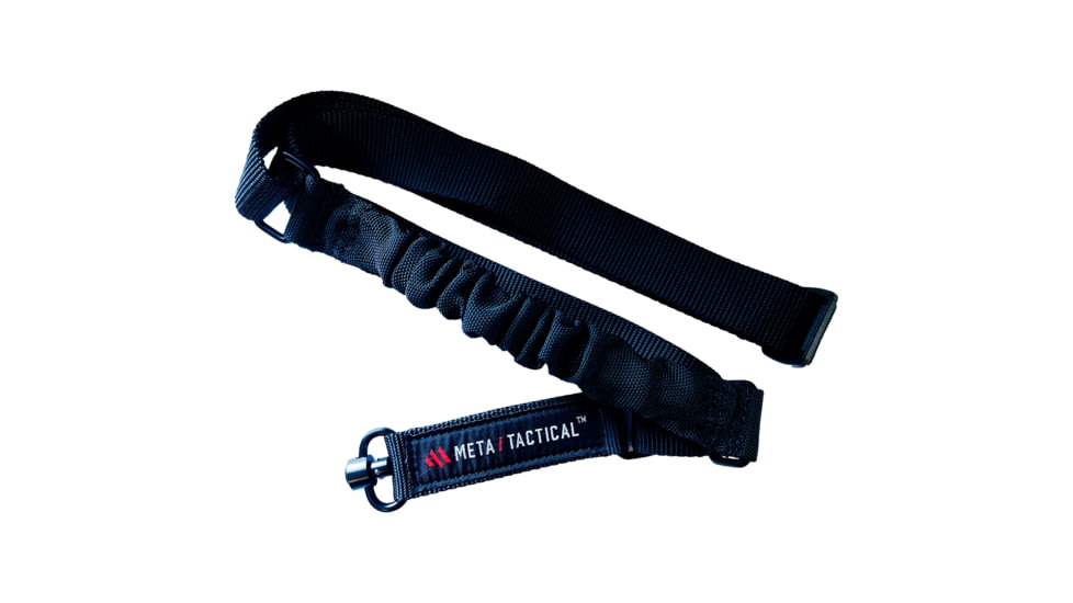 Meta Tactical One-Point Nylon Bungee Sling w/QD Swivel, Black, MTA-SLING