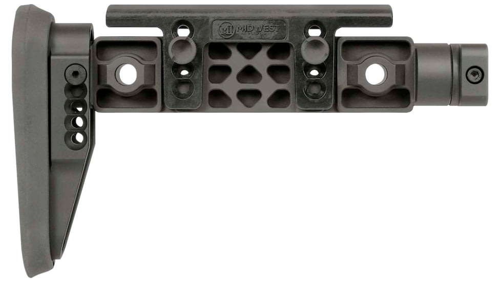 Midwest Industries Alpha Series Fixed Beam Stock, Black, MI-ALPHA-FBS