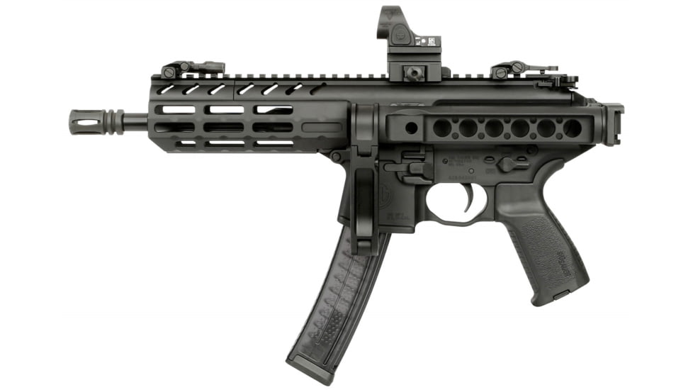 Midwest Industries Side Folder Pistol Brace Compatible, Black, MI-STAP-SF-PB