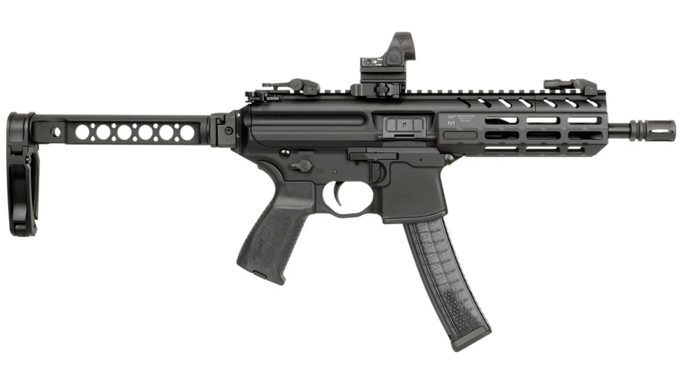 Midwest Industries Side Folder Pistol Brace Compatible, Black, MI-STAP-SF-PB