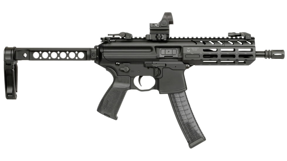 Midwest Industries Stock Tube Adaptor Pistol Brace Compatible, Black, MI-STAP-PB